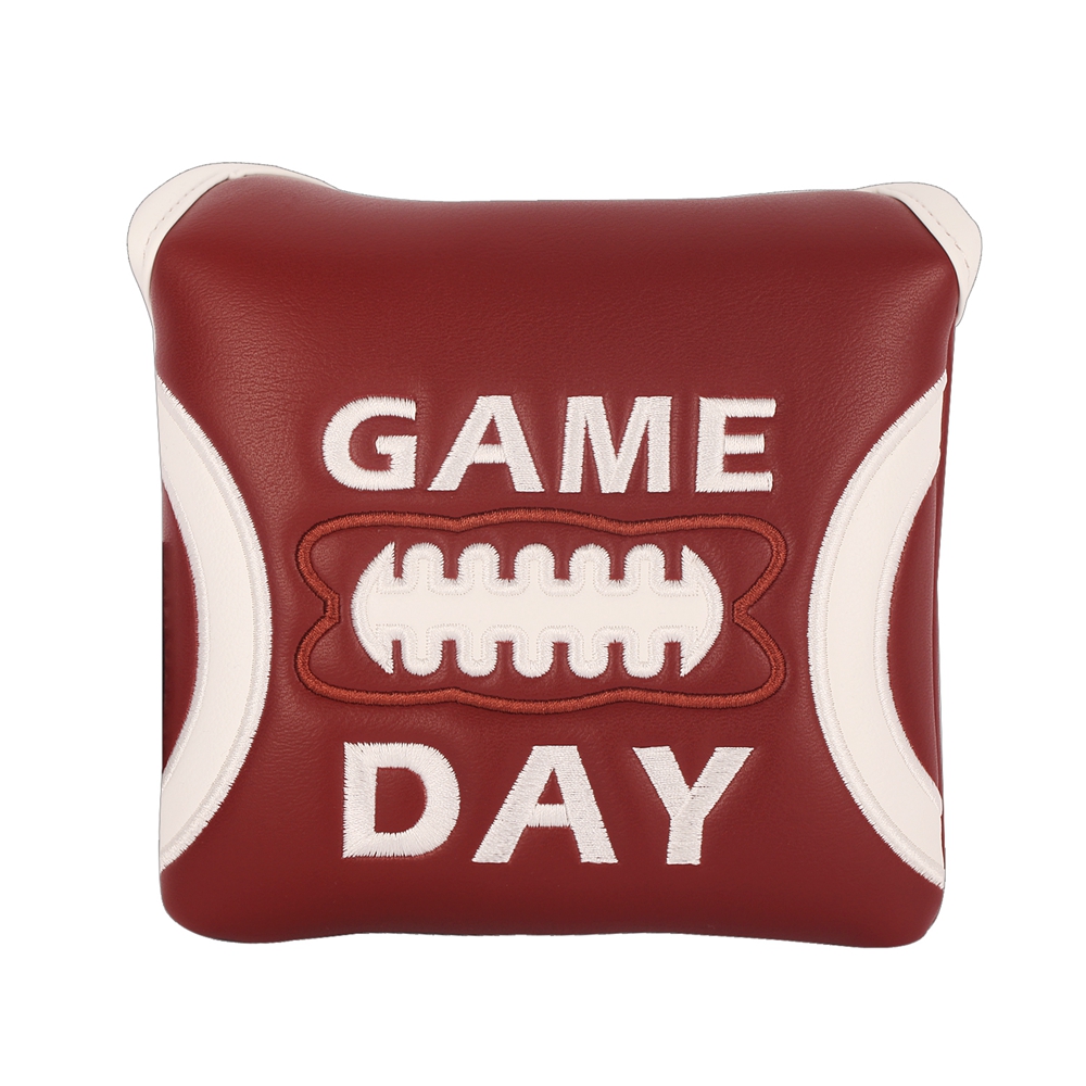 Putter Mallet Blade - PU Leather Game Day Embroidery Golf