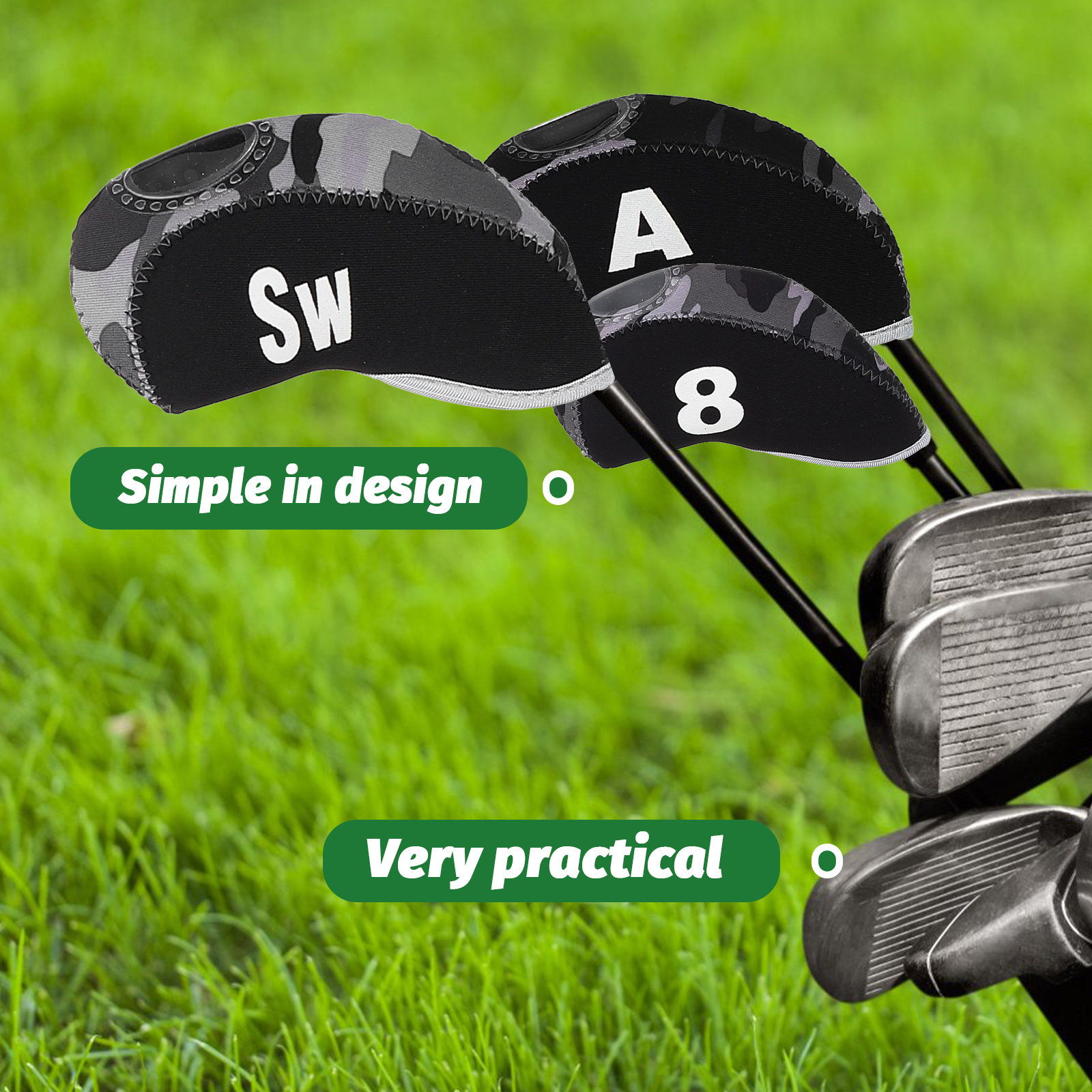 Putter Mallet Blade - 10Pcs Neoprene Putter Cover Golf Club