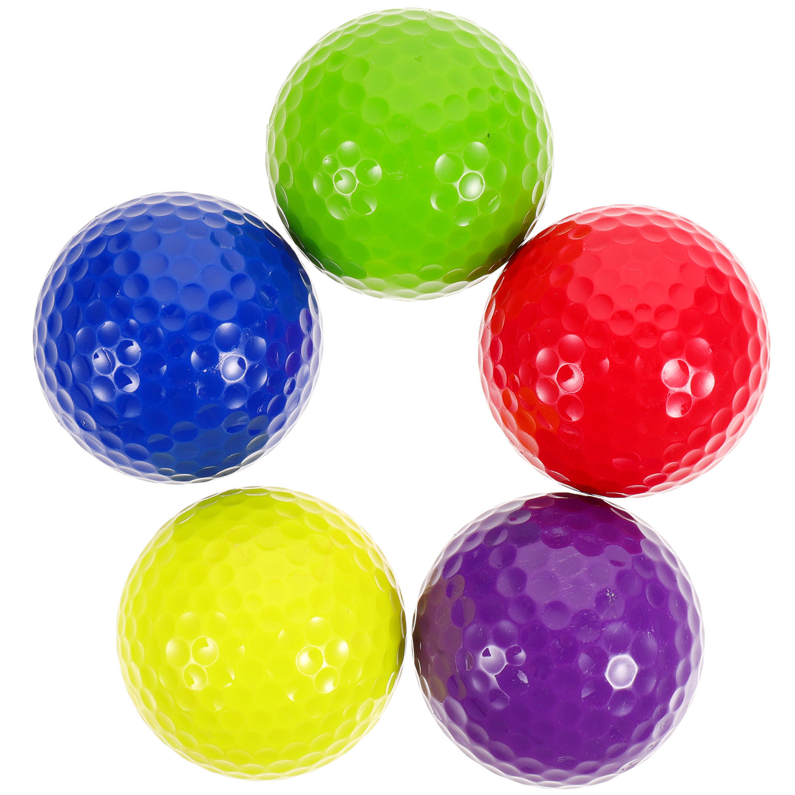 5 Pcs Plastic Practice Golf Ba - Golf Exercise Equipment ulasan dan harga