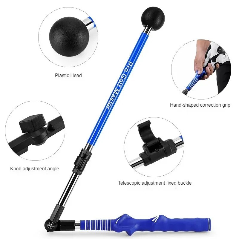 PGM Golf Swing Trainer Folding - Golf Exercise Equipment ulasan dan harga