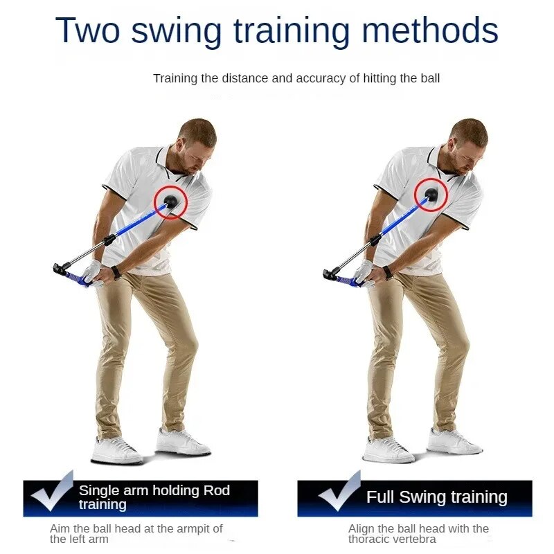 PGM Golf Swing Trainer Folding - Golf Exercise Equipment ulasan dan harga