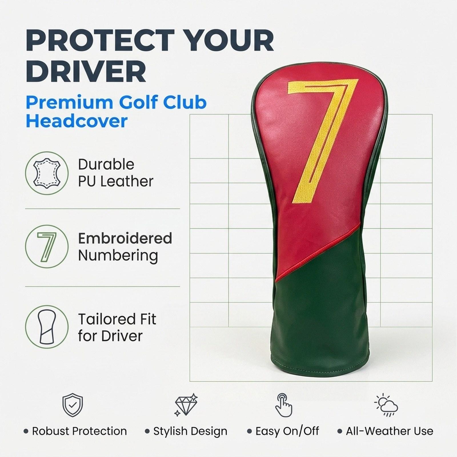 Waterproof PU Headcover Golf C - Golf Equipment Gifts ulasan dan harga
