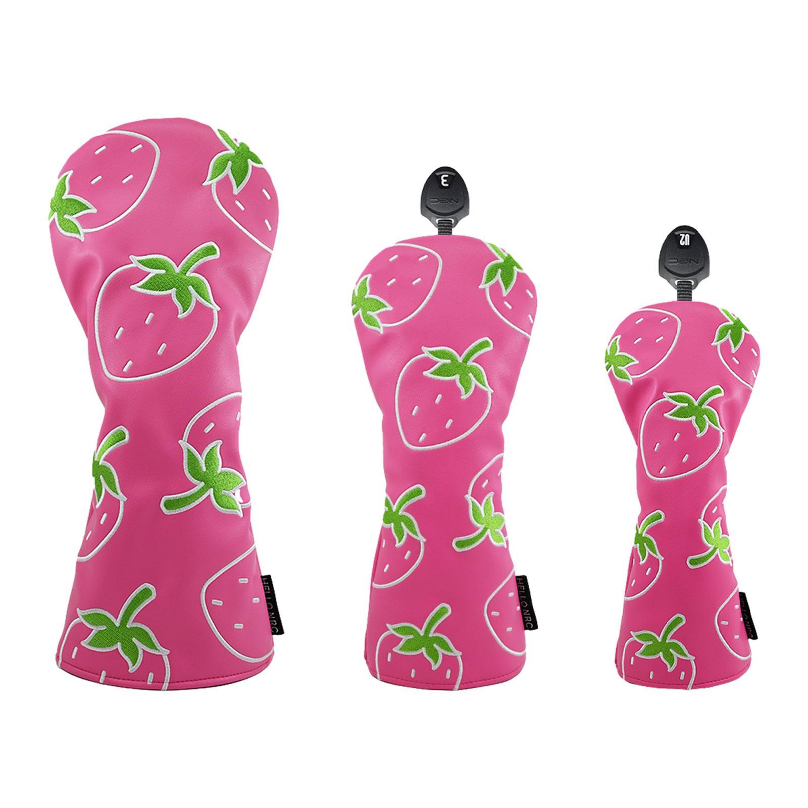 Strawberry Printed Wood Headco - Golf Equipment Gifts ulasan dan harga