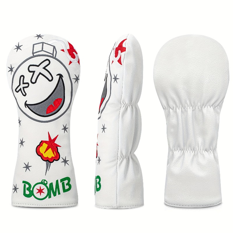 Golf Club Head Cover - White,  - Golf Equipment Deals ulasan dan harga