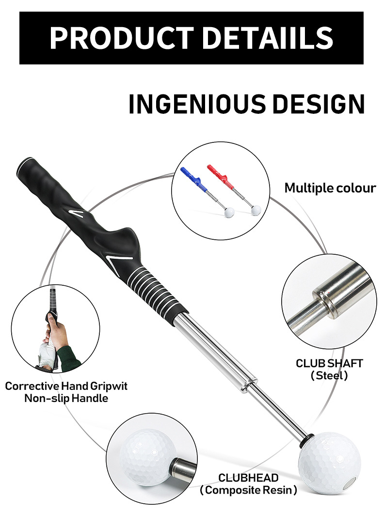 Golf Telescopic Swing Trainer  - Golf Exercise Equipment ulasan dan harga