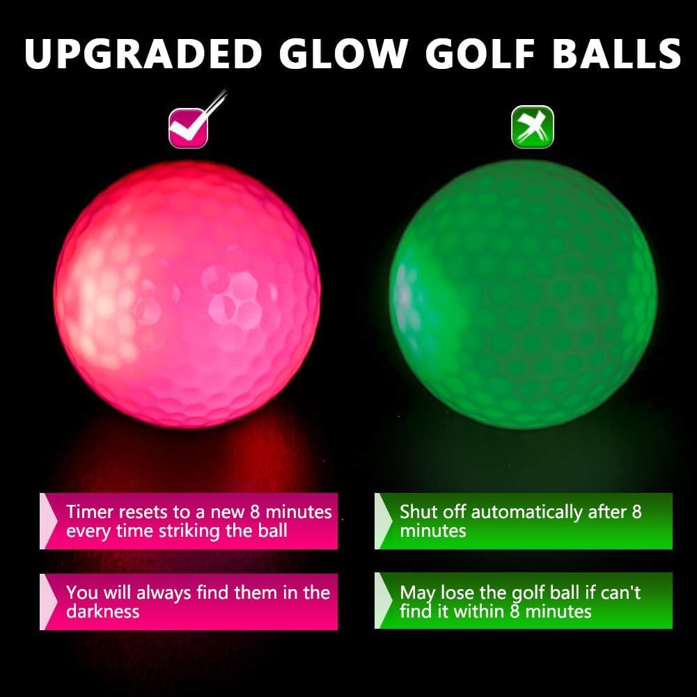 Glow in The Dark Golf Balls Li - Golf Equipment Gifts ulasan dan harga
