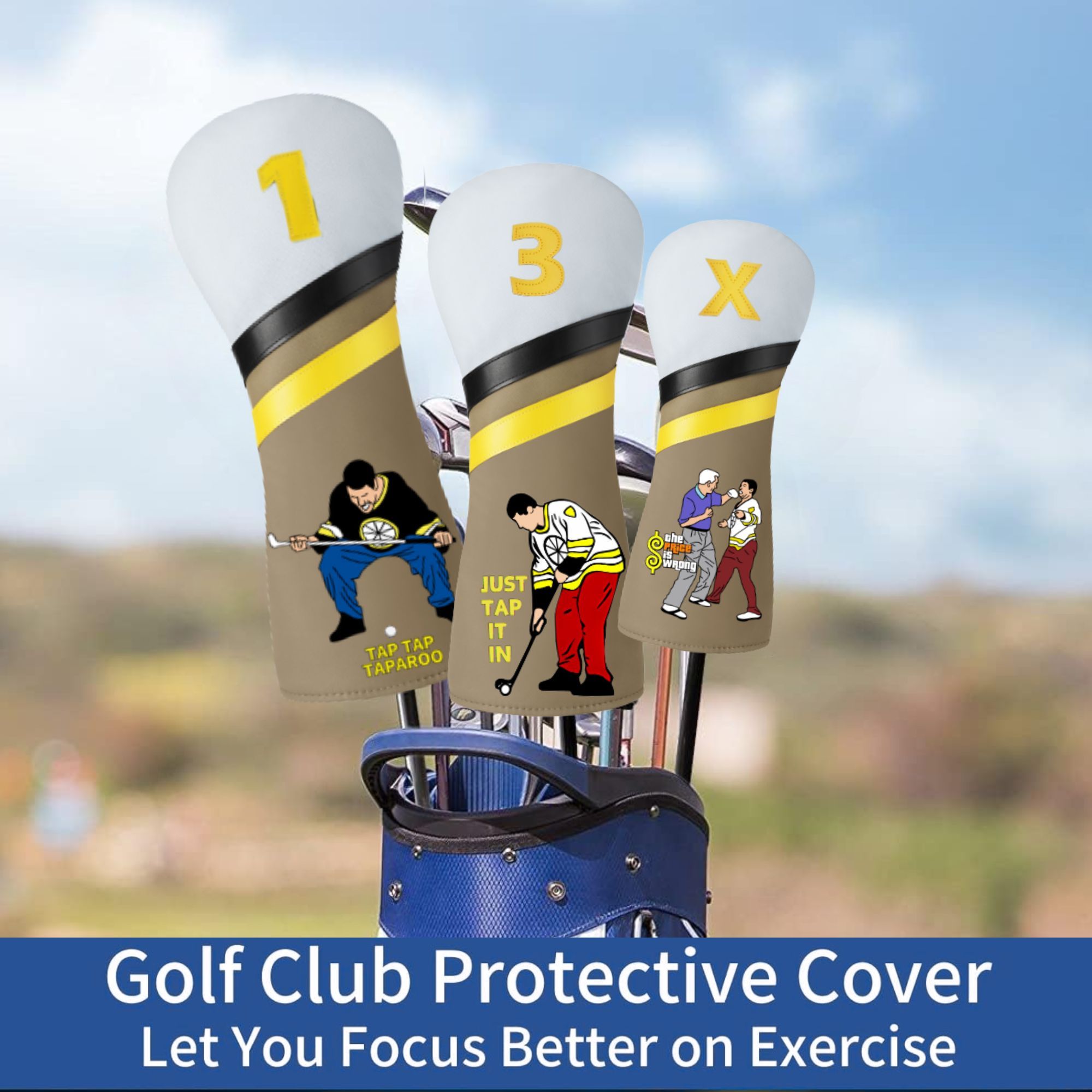 Funny Happy Gilmore Golf Club  - Putter Mallet Blade ulasan dan harga