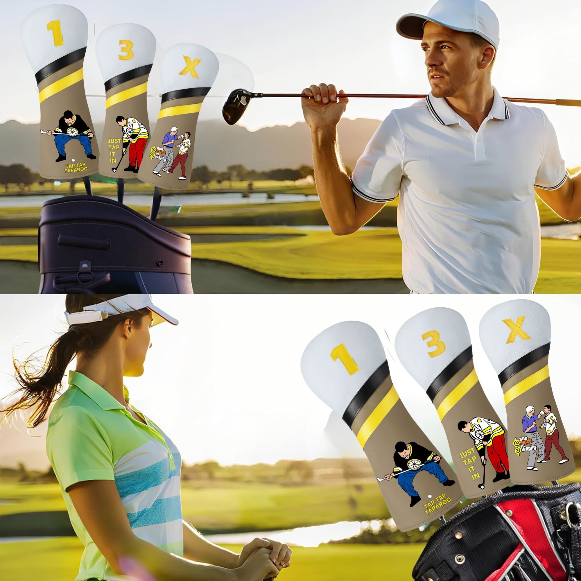 Funny Happy Gilmore Golf Club  - Putter Mallet Blade ulasan dan harga