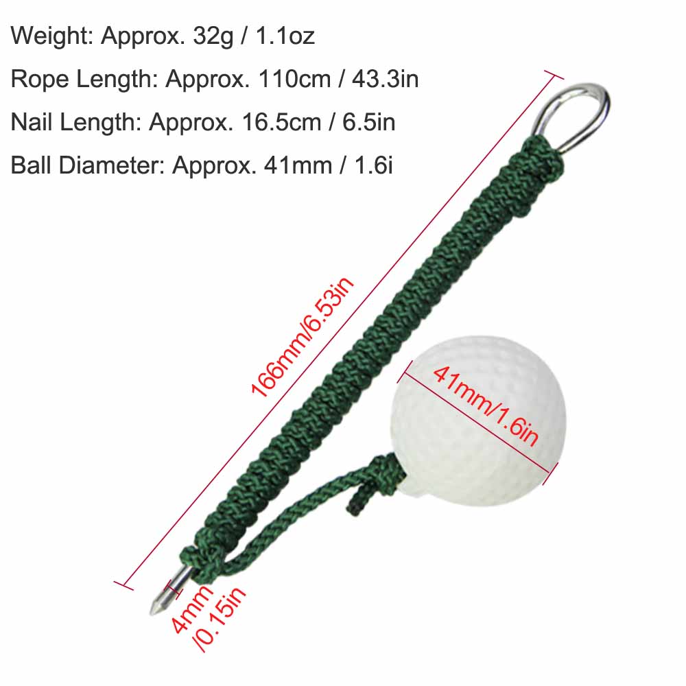 Golf Fly Rope Driving Ball Fly - Golf Exercise Equipment ulasan dan harga